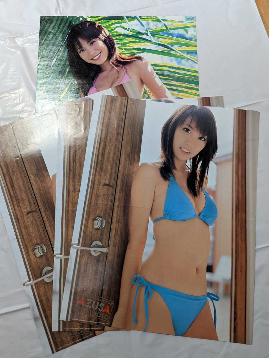 ヤングサンデー】【チャンピオン】雑誌付録ポスター《山本梓》2種4枚