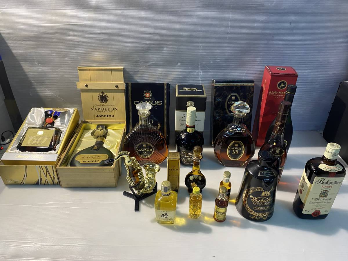 ☆未開栓☆古酒まとめ売り ROYAL 60/JANNEAU NAPOLEON/CAMUS/レミー