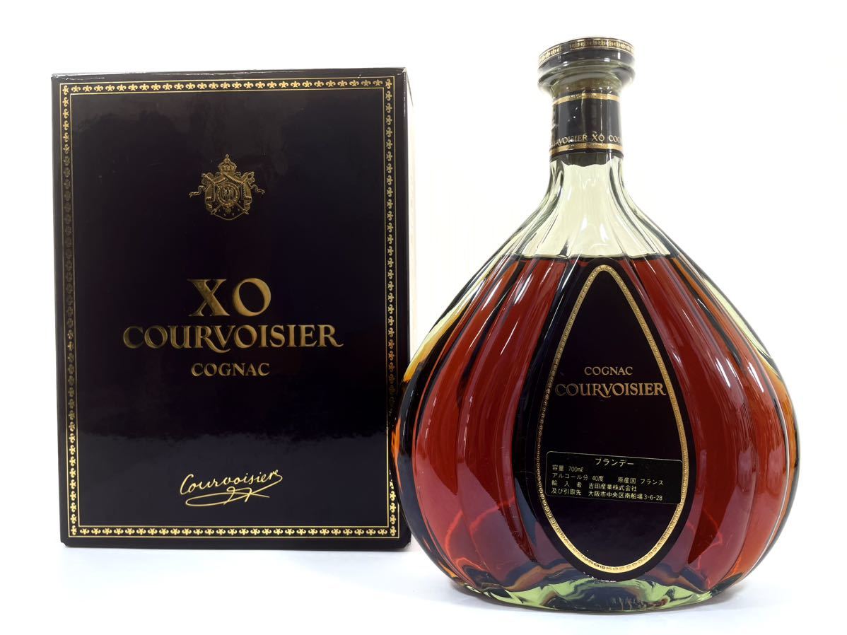 飲料・酒 古酒 COURVOISER XO クルボアジェ XO グリーンボトル