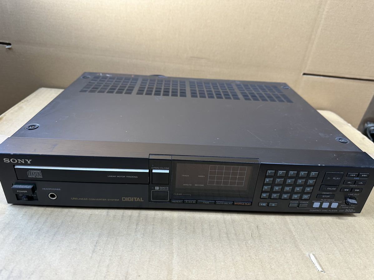 新品，格安 SONY ソニー CDP-502ES CDプレーヤー 音響機器 オーディオ(ソニー)｜売買されたオークション情報、yahooの商品情報をアーカイブ公開 - オークファン ソニー