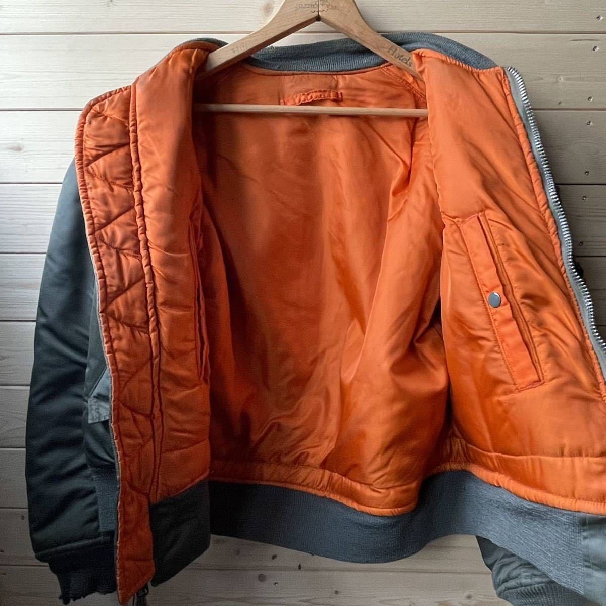 米軍実物 】USAFフライトジャケット MA-1 ALPHA INDUSTRIES アルファ 