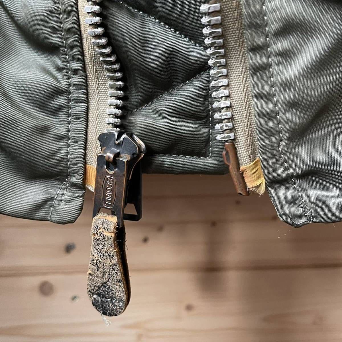 米軍実物 】USAFフライトジャケット MA-1 ALPHA INDUSTRIES アルファ 