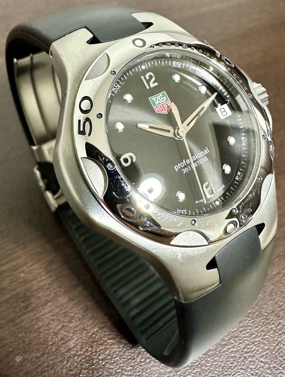 タグホイヤーキリウム WL1112-0 クォーツ デイト メンズ腕時計 36mm
