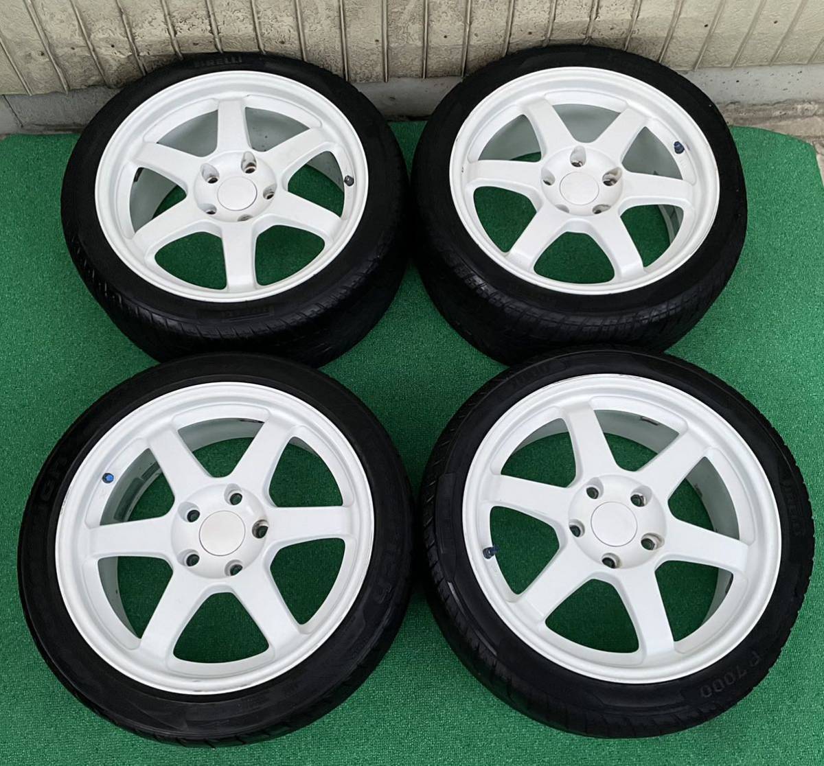 ボルク TE37C 16インチボルクレーシング te37❗️ AE-01F) カー用品・バイク用品