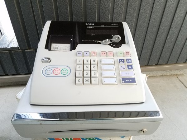 CASIO TE-M80 電子レジスター TE-M80 CASIO 電子レジスター 公式通販 | モード鍵 ロール紙 カシオ