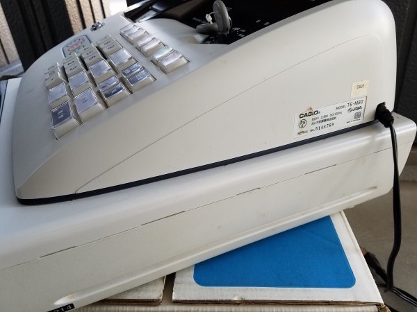 TE-M80 CASIO 電子レジスター 公式通販 | モード鍵 ロール紙 カシオ