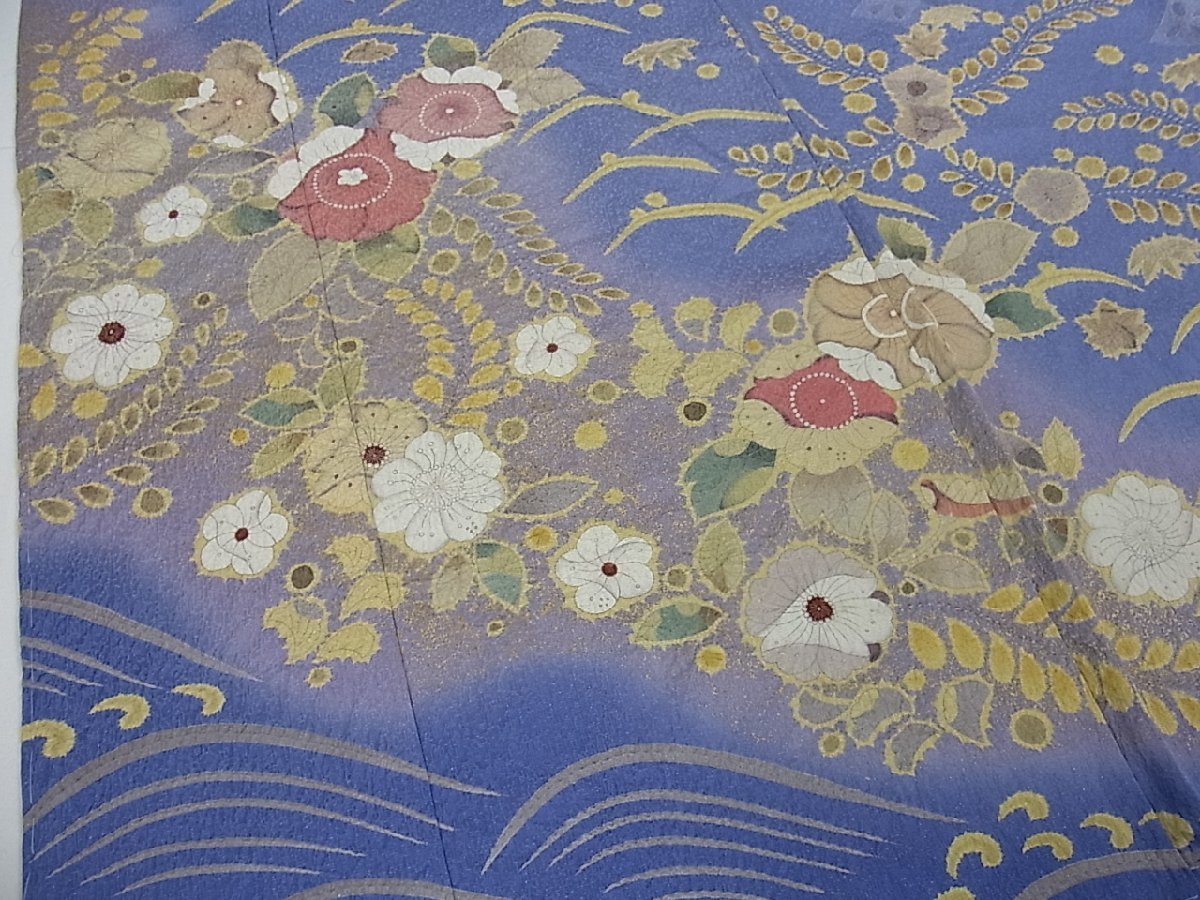 花美人着物■豪華振袖 辻が花 暈し染め 金彩 金通し地 逸品 未使用 eee3499 暈し染め 花美人着物□豪華振袖 金彩 ic1345 平和屋-こころ店□豪華振袖 作家物