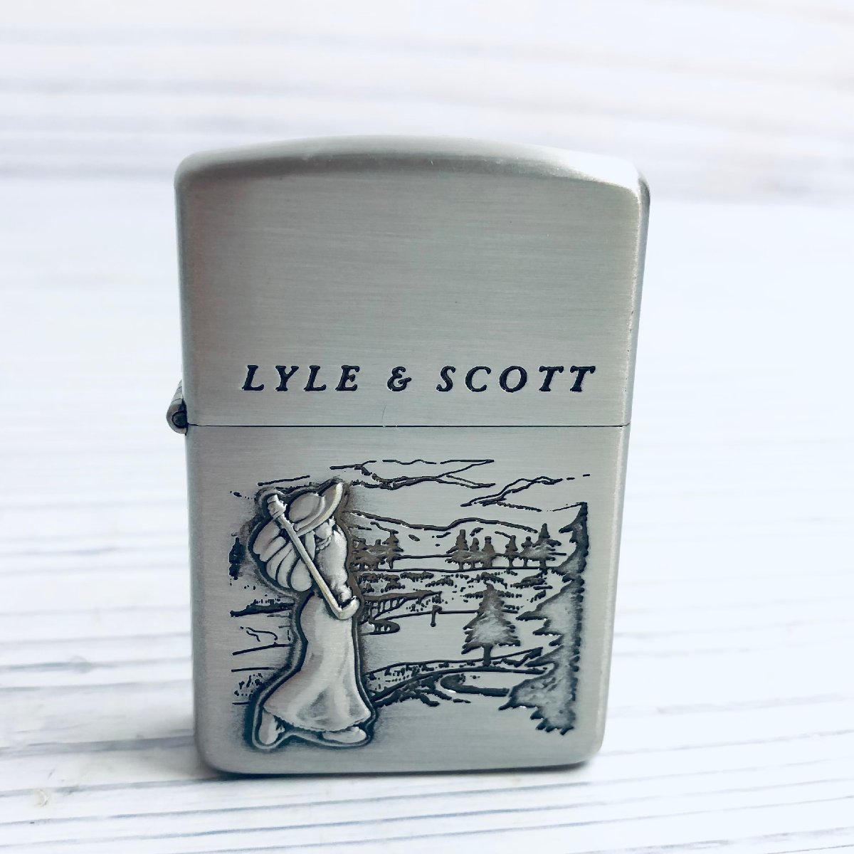 f001 B ZIPPO LYLE & SCOTT ジッポー ライル&スコット オイルライター  