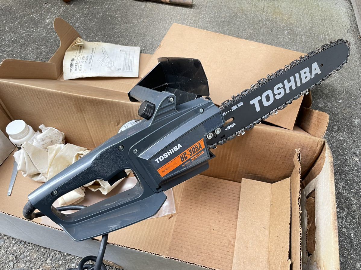 格安，人気SALE 1000円売切 東芝 電気チェーンソー TOSHIBA DIY 電動工具(チェーンソー)｜売買されたオークション情報、yahooの商品情報をアーカイブ公開 - オークファン 木工用