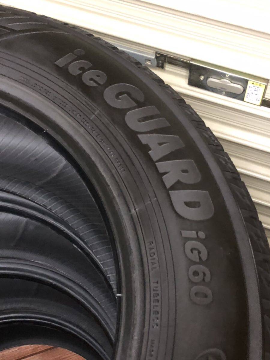 驚きの破格値，本物保証 ヨコハマ アイスガードIG60 225/55R17 中古4本セット　バリ山です