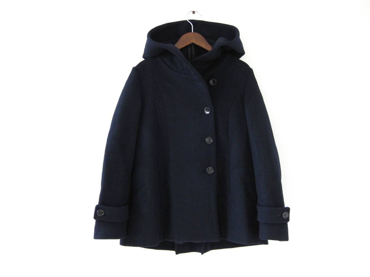 ☆イエナIENA☆ウールコート☆NAVY☆F(M相当)☆SLOBE☆
