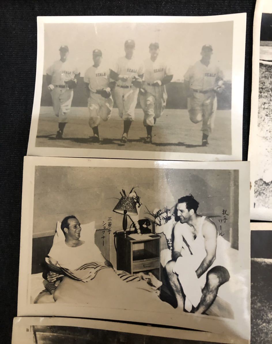1949年 日米野球来日【サンフランシスコ・シールズ 選手/写真