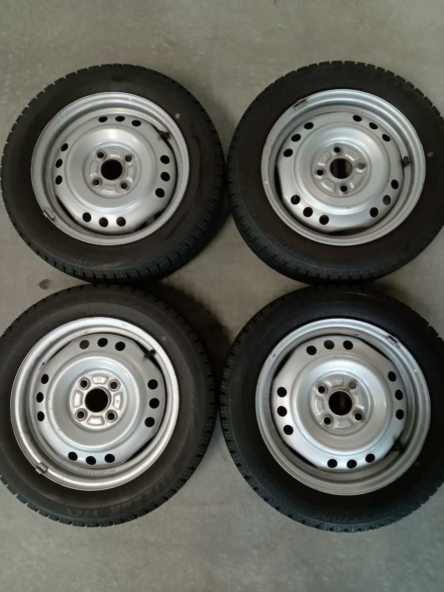 ダイハツ 純正 スチールホイール タイヤセット 155/65R14 ✨極上品