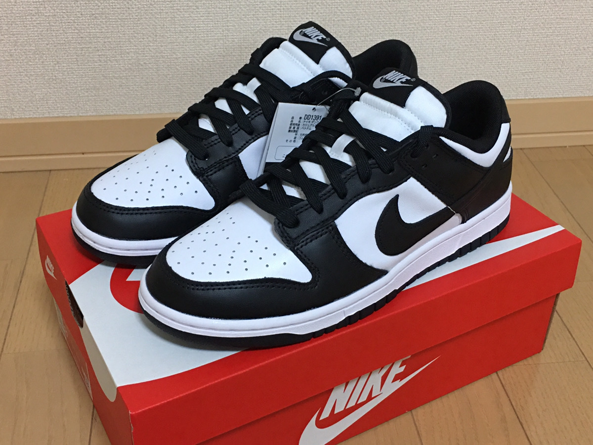 即決 未使用 26.5cm NIKE DUNK LOW RETRO WHITE BLACK ナイキ ダンク 