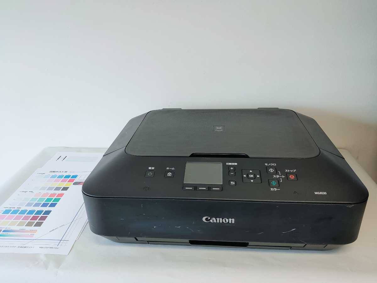 人気SALE，HOT No.0473 Canon PIXUS MG6530 インクジェットプリンター 複合機 印刷枚数1400枚以下(A4プリンタ)｜売買されたオークション情報、yahooの商品情報をアーカイブ公開 - オークファン キヤノン