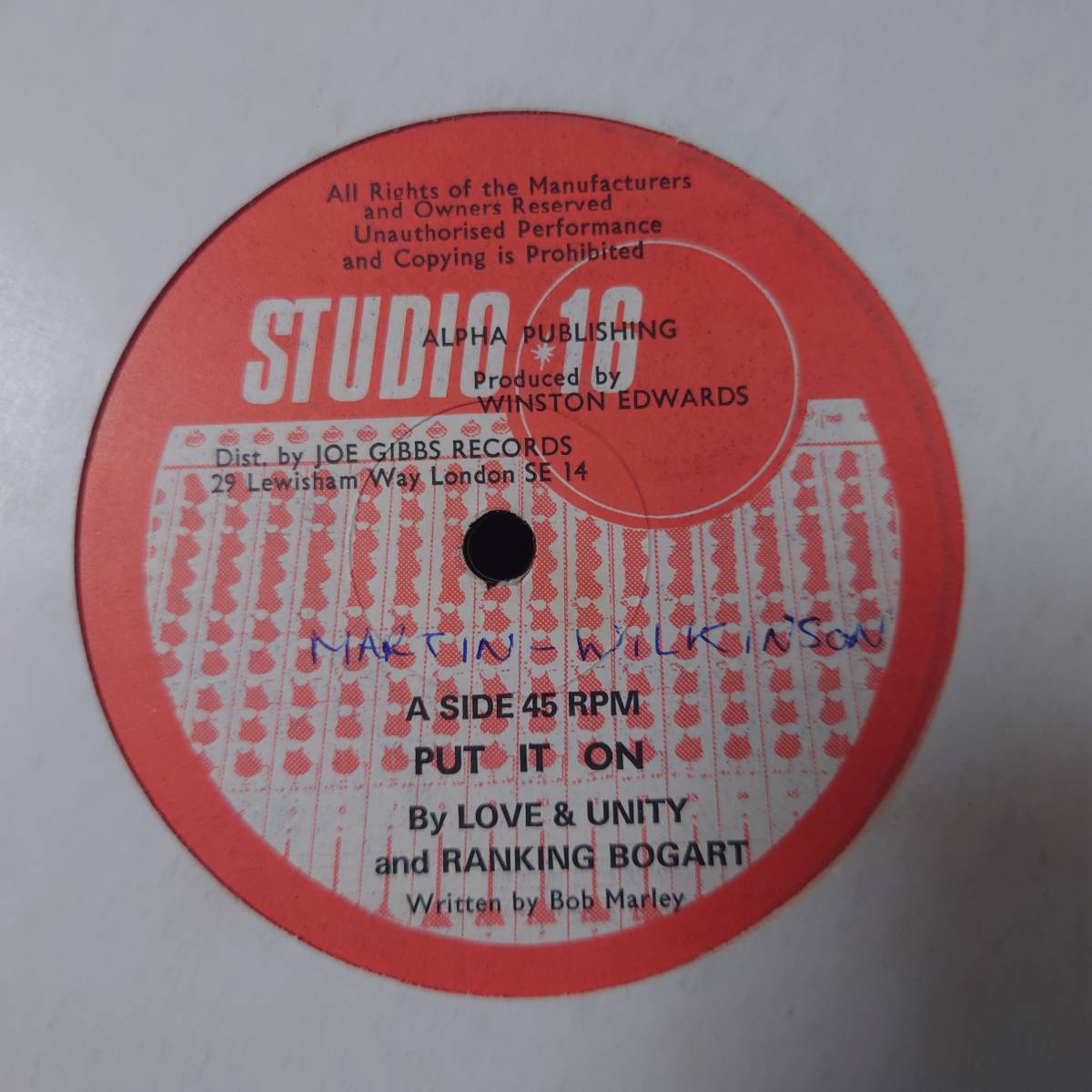 送料無料，本物保証 レア Love & Unity & Ranking Bogart - Put It On / Bob Marleyカバー // Studio 16 12inch / Lovers / Sandra Cross(レゲエ)｜売買されたオークション情報、yahooの商品情報をアーカイブ公開 - オークファン レゲエ