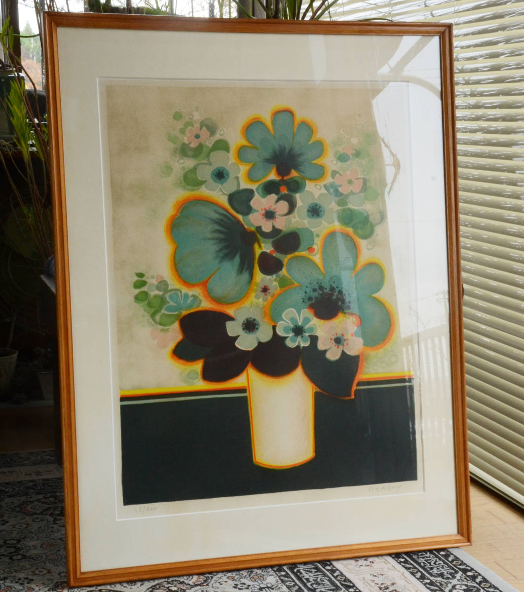 リトグラフ 版画 北欧風景画【石井清】「フレデリックスボー城」人気