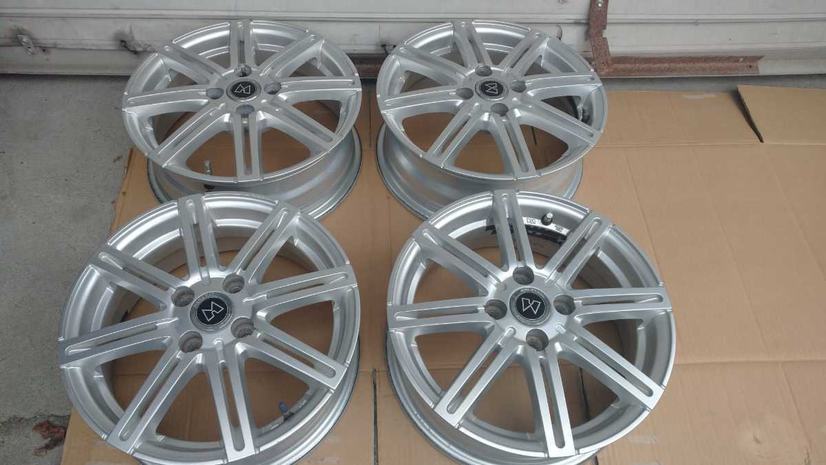 マナレイ製中古15インチアルミホイール4本セット(15X5.5J オフセット+