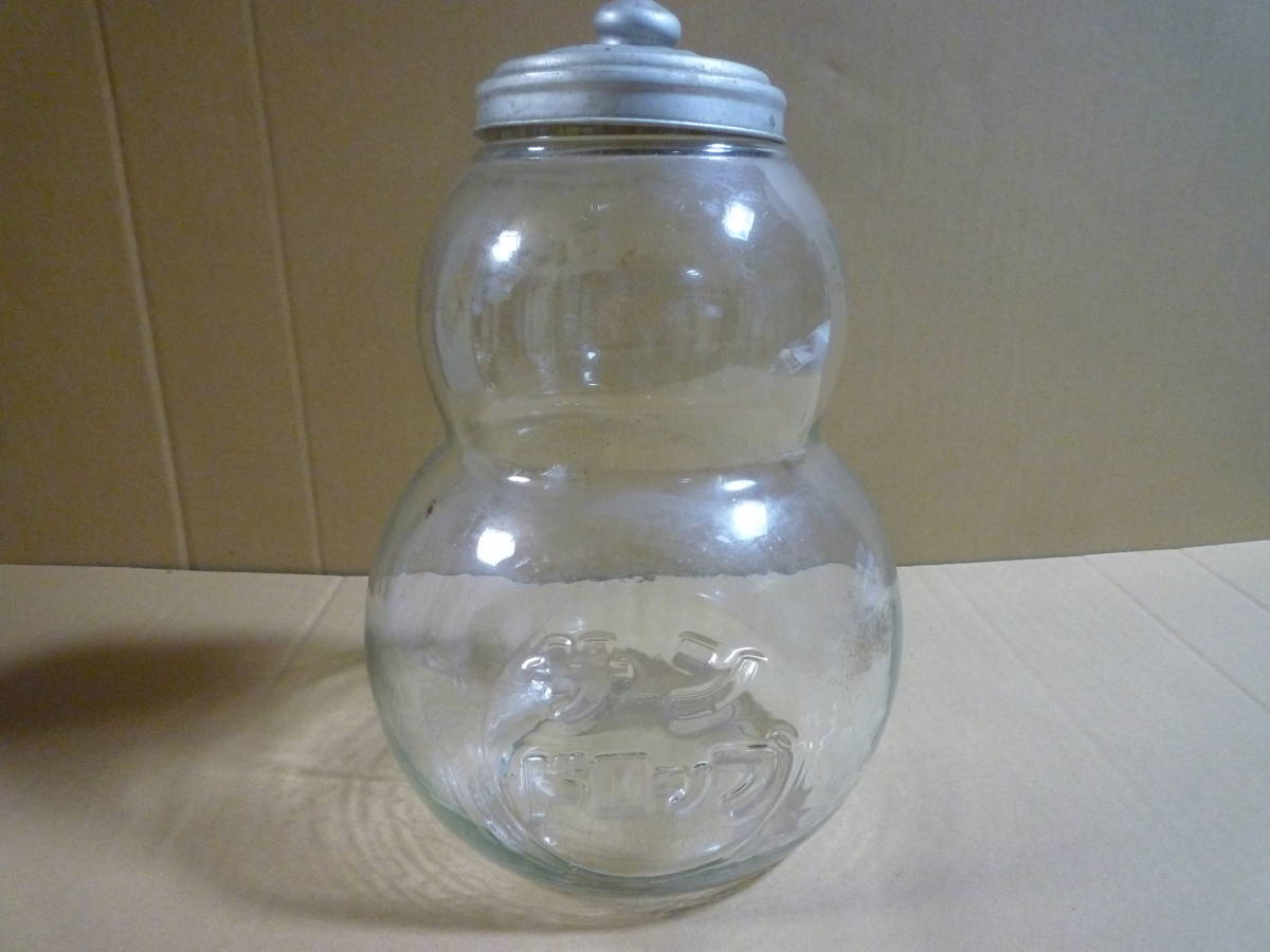 氷コップ ガラス ペロペロ ガラス瓶 駄菓子屋 珍品 サンタクロース