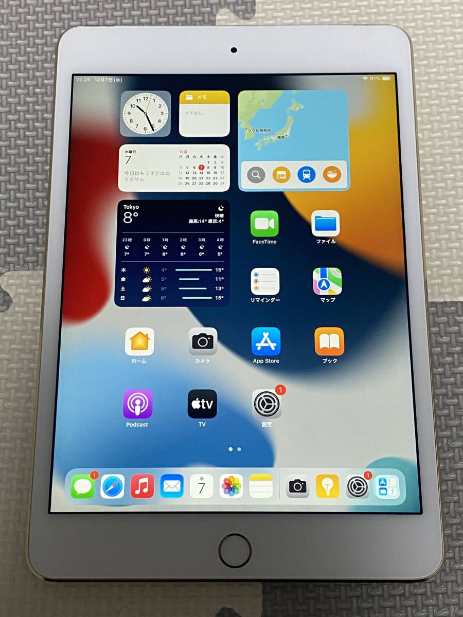 iPad mini4 mini SIMフリー 0 128GB Wi-Fi+Cellular Wi-Fi 64GB Apple