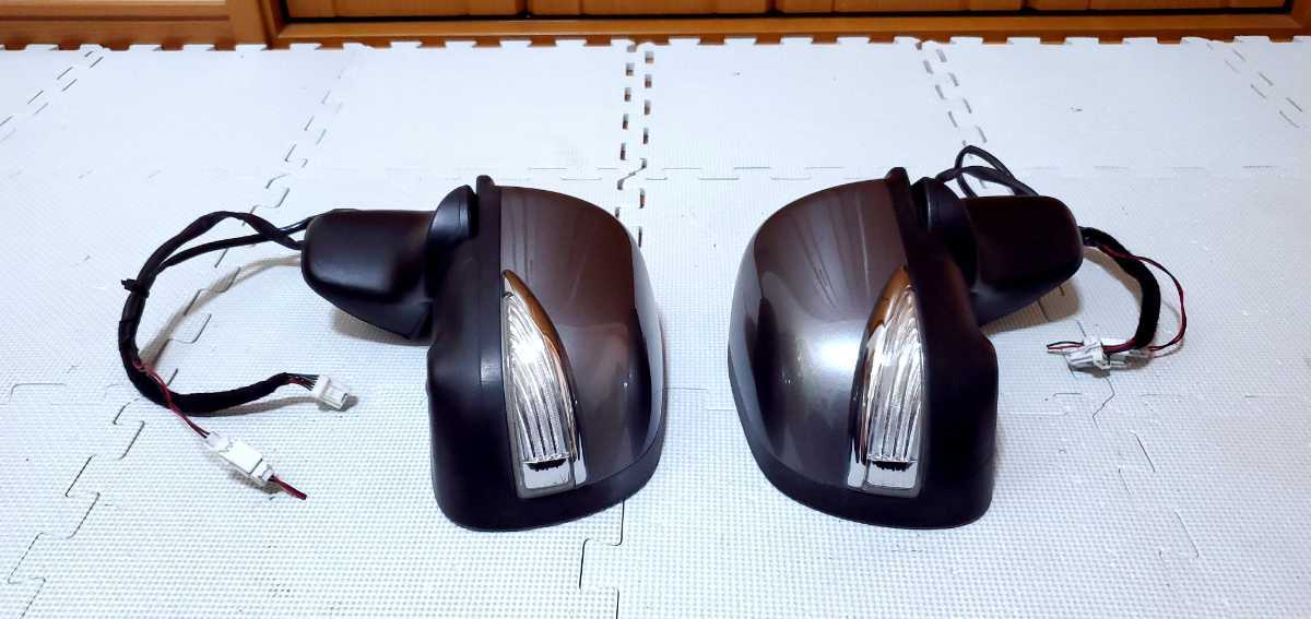 ★送料無料★　美品　E12系 前期　ノート　純正ドアミラー　左右セット　グレーメタリック　カメラ・ウィンカー付き　破損無し