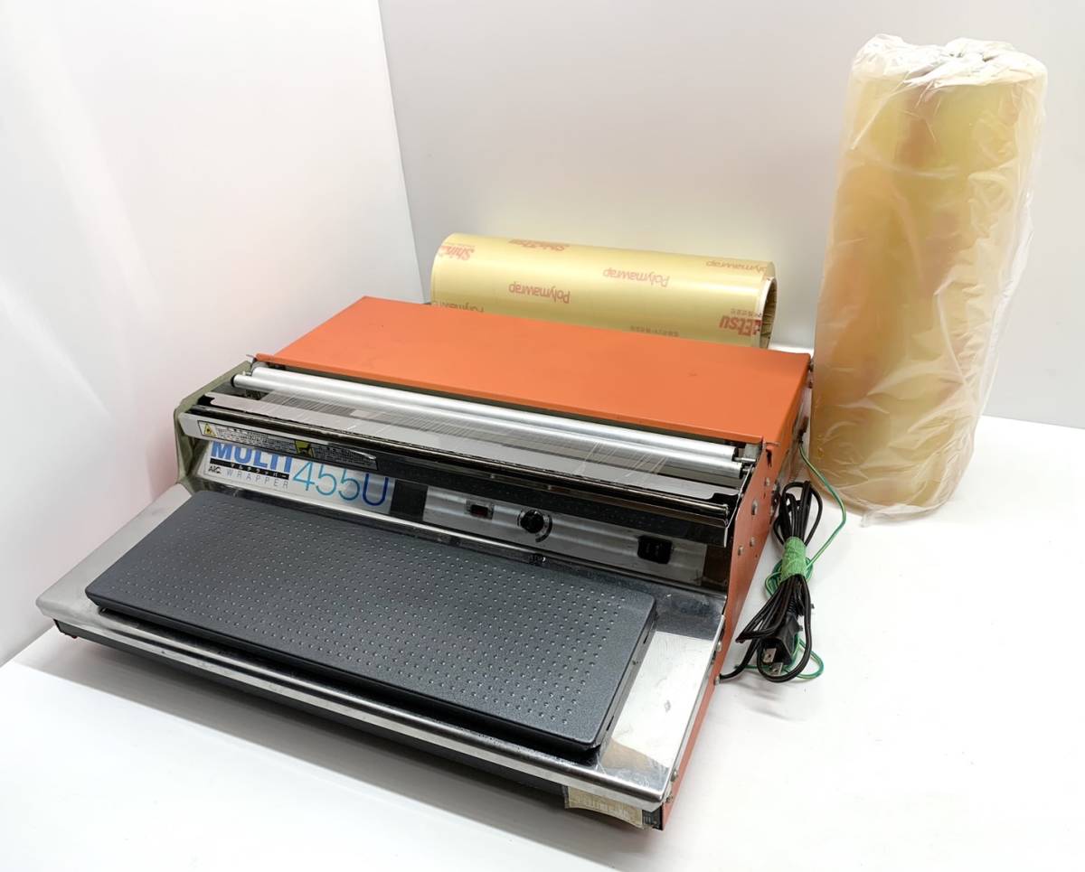 ★ SALE！！！★ ARC マルチラッパー400型 455U W480×D600×H135（㎜） ラップカッター 食品包装 中古 業務 店舗 ラップー 2本ラップー付