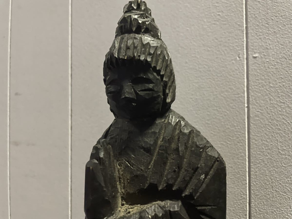 正徳庵】うぶだし 円空仏 木彫 仏像 時代物 民衆仏 仏教美術 【公式通販】