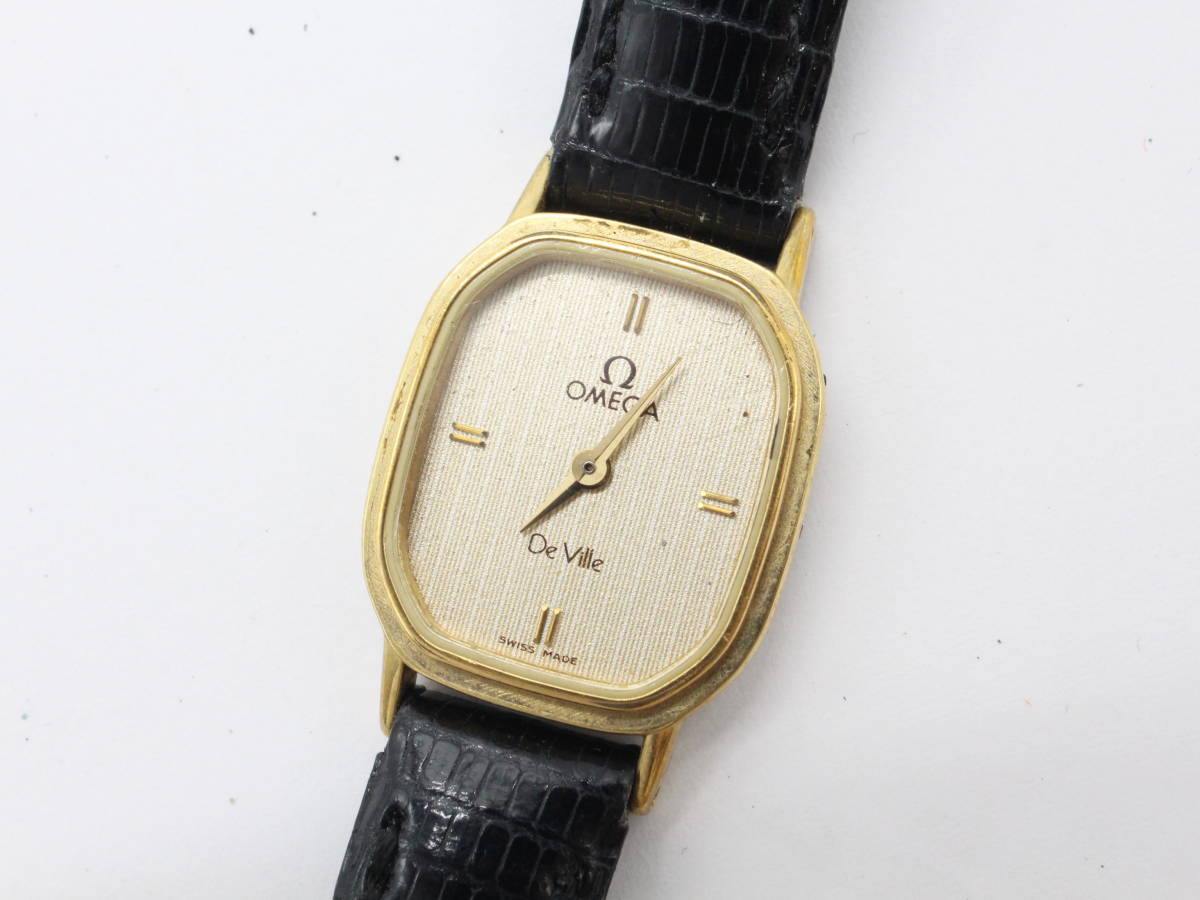 OMEGA オメガ】 De Ville デビル 1387 クォーツ/QZ レディース 腕時計