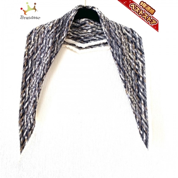 エルメス HERMES カレプリセ アイボリー×グレー×マルチ BOLDUC AU CARE 美品 スカーフ