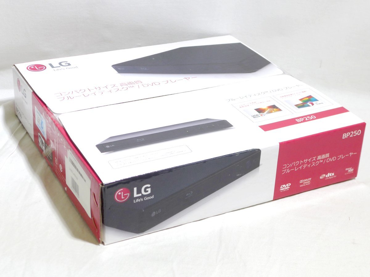 LG BP250 ブルーレイ DVDプレーヤー 2023年製 箱付 新品・未使用】LG BP250 ブルーレイ/DVDプレーヤー 中古商品】LG電子