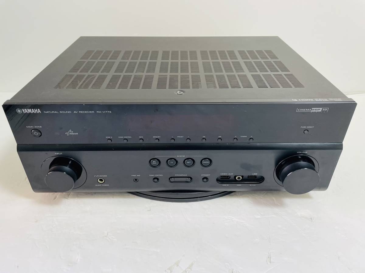YAMAHA ヤマハ AVレシーバー/AVアンプ RX-V773 説明書付き リモコン