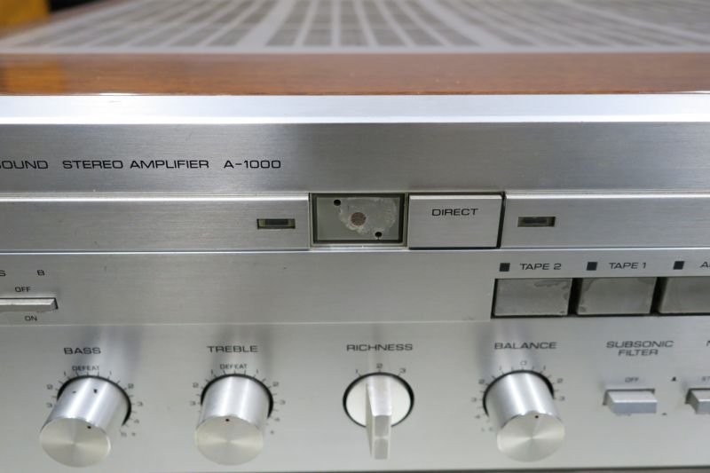 YAMAHA A-1000 プリメインアンプ ジャンク。 公式通販
