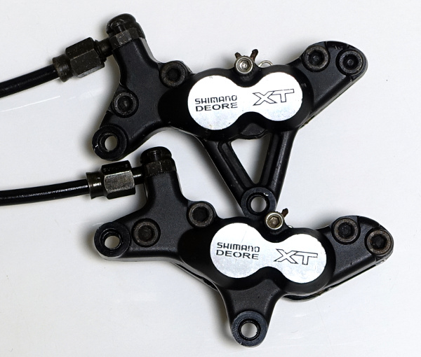 シマノ XT BR-M755 ディスクブレーキ 前後セット ローター付 ブレーキ