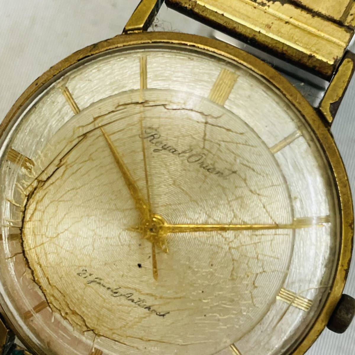稀少 稼働品 Royal Orient O.G.F ロイヤルオリエント ゴールドカラー 