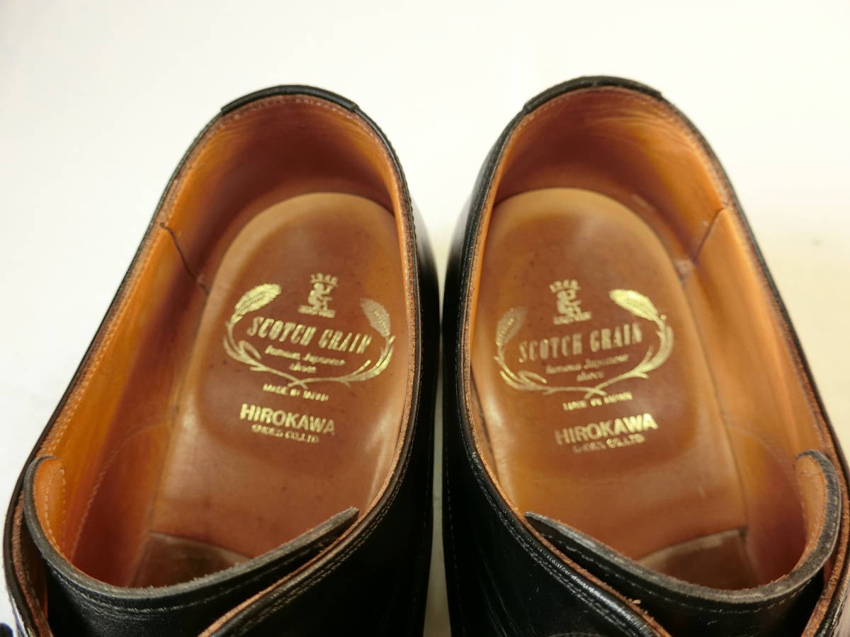 SCOTCH GRAIN スコッチグレイン 25.5㎝ レザーシューズ 革靴 黒 U