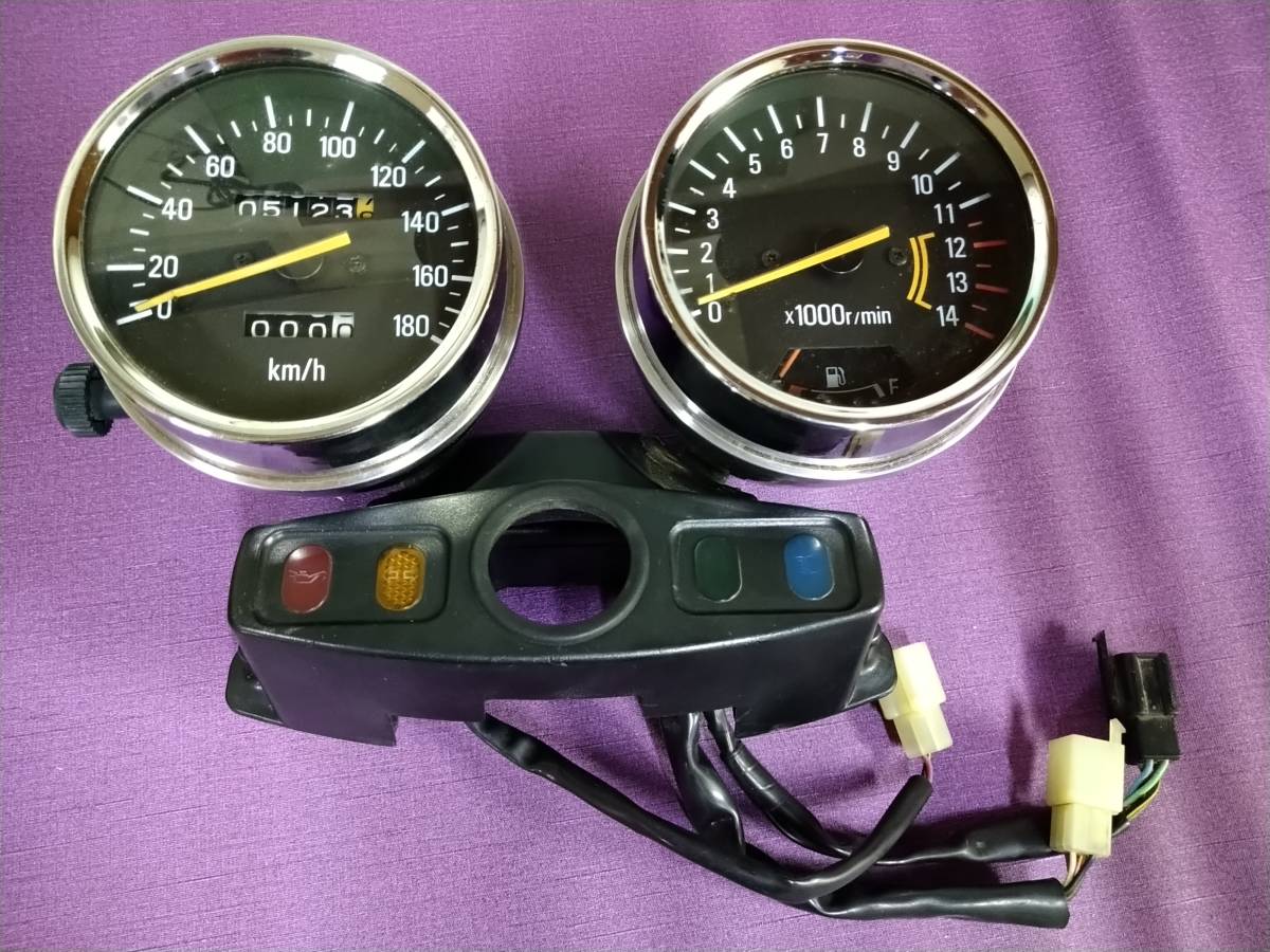 中古】KAWASAKI ゼファー400（ZR400C) メーターアッセン 