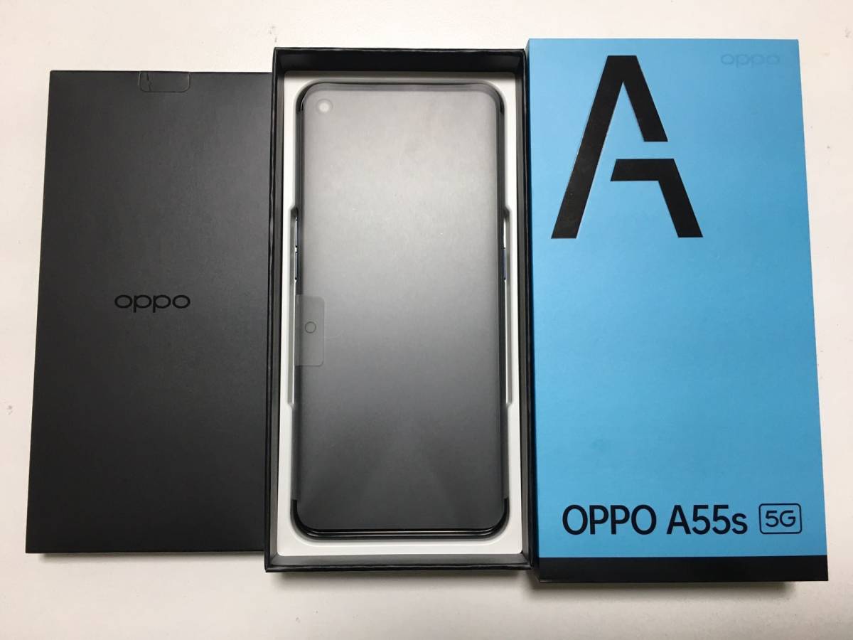 新品未使用 OPPO A55s ブラック CPH2309 docomo/au/SoftBank/Rakuten