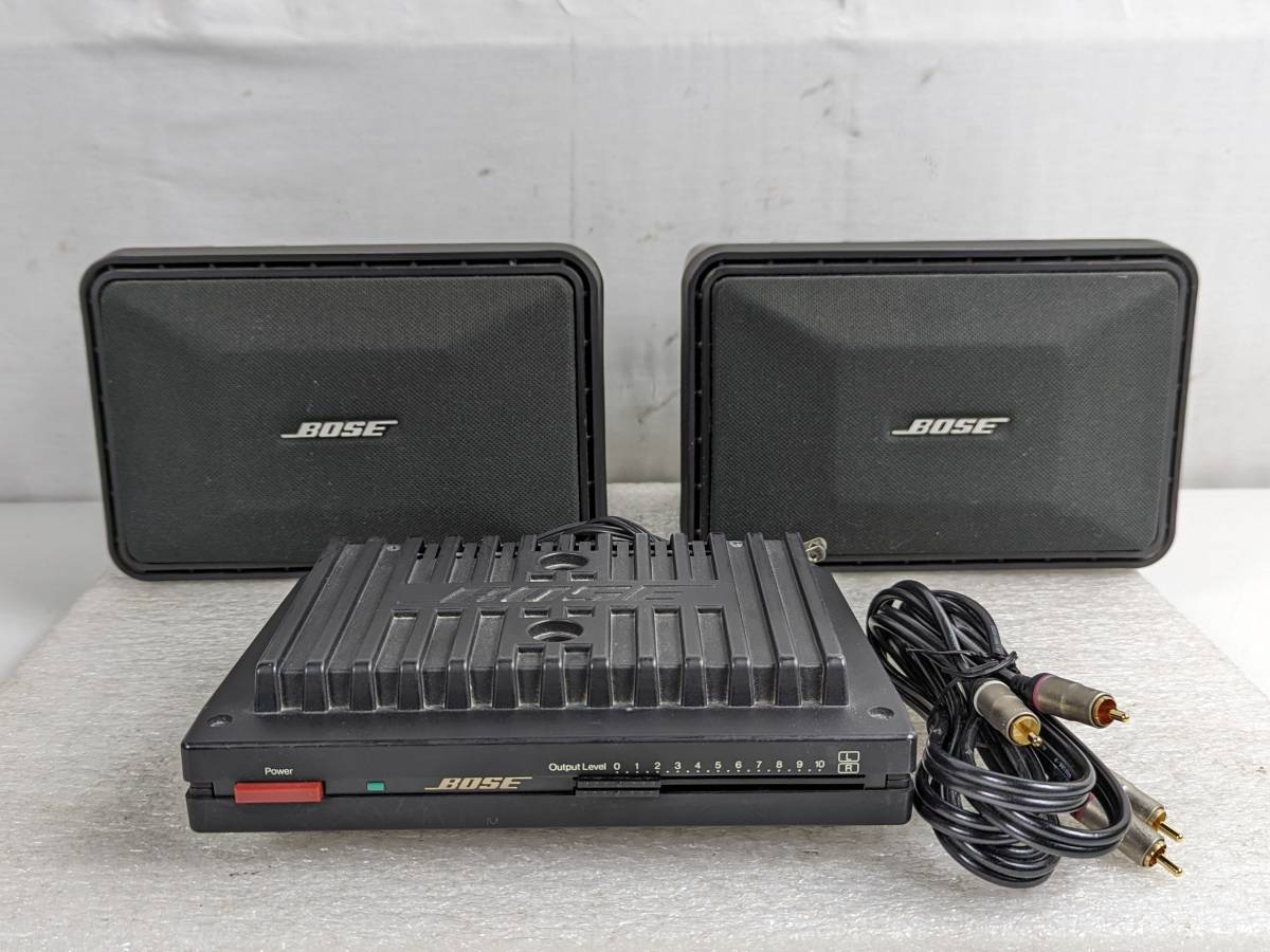 BOSE 100 J Speaker 2台、BOSE 1705Ⅱ パワーアンプ 価格