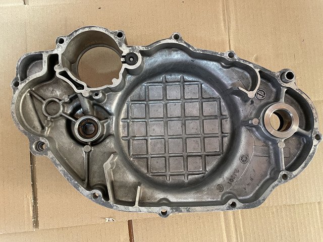 SR400 純正 クラッチカバー オイルフィルターカバー 鏡面 バフ 検