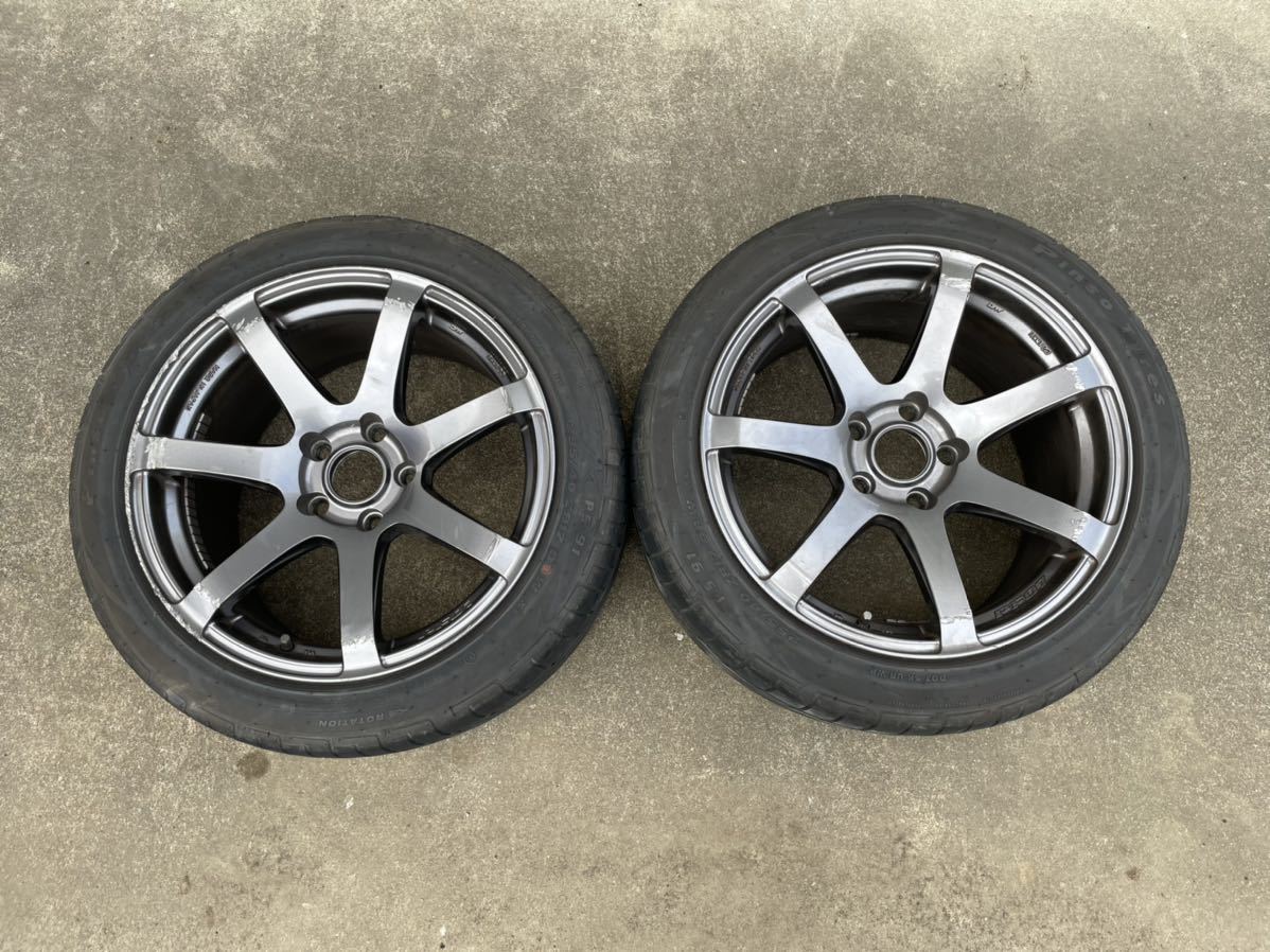 ENKEI PF07 17×9J +38 5H 114.3 2本セット PF07 ENKEI Enkei ET: