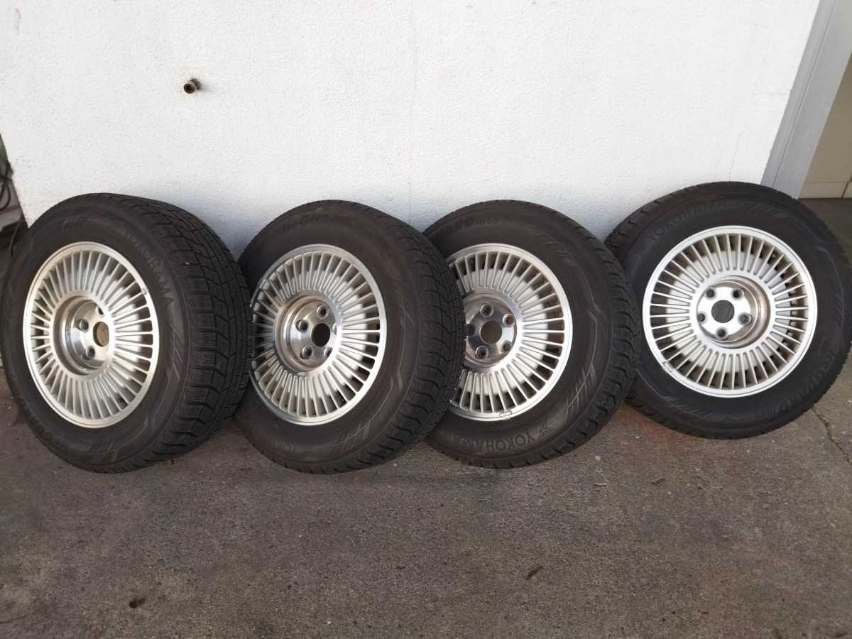 センチュリー純正ホイール スタッドレス４本セット　GZG50 225/60/16 トヨタ センチュリー GZG50 中古純正アルミホイール スタッドレス