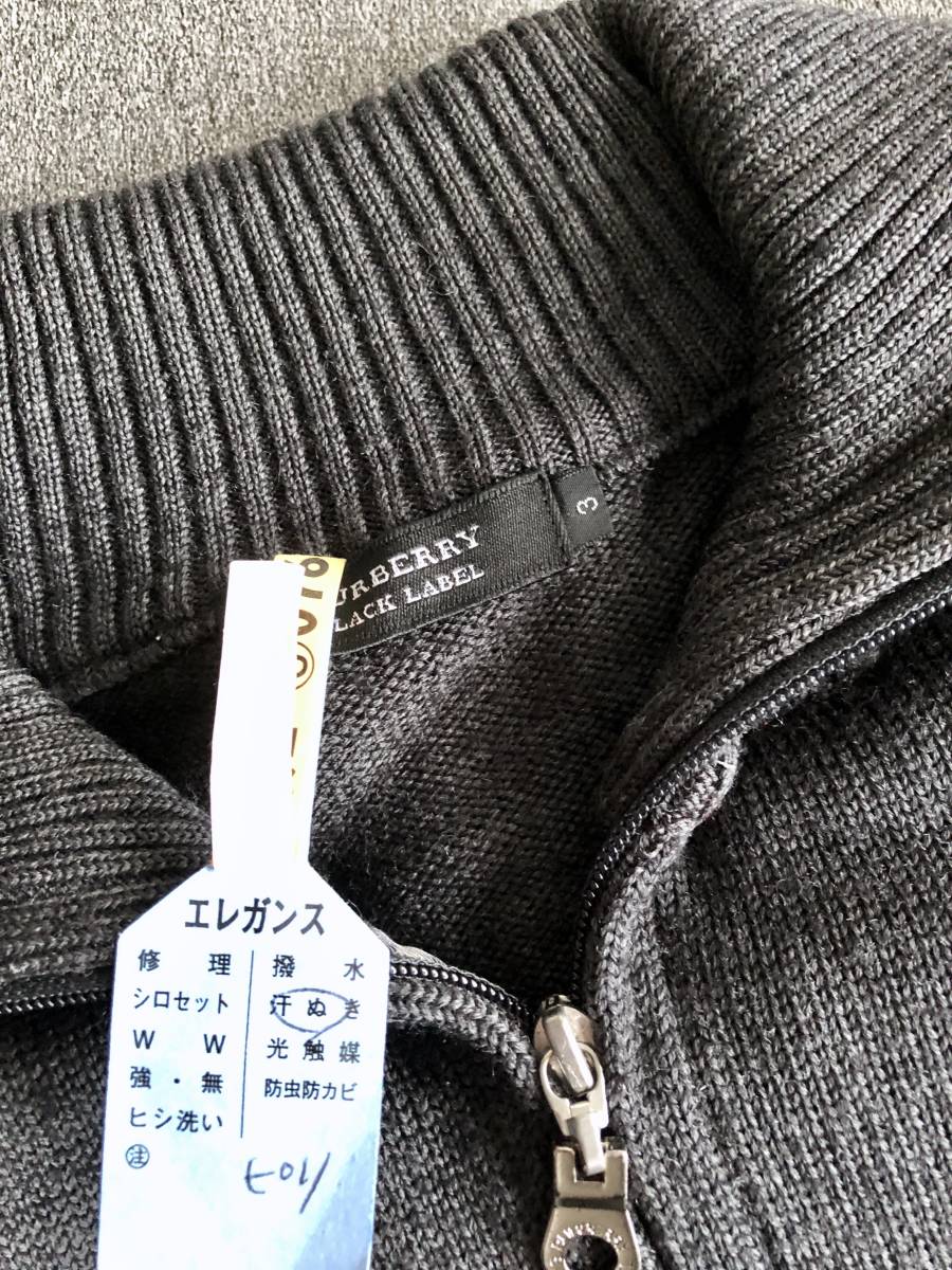 良品】BURBERRY BLACKLABEL バーバリーブラックレーベル ニット