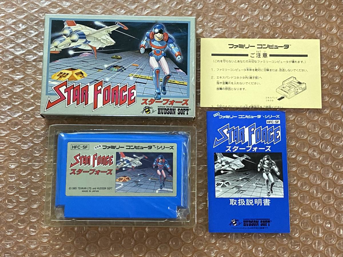 FC レア ファミコンソフト スターフォース 箱説綺麗 新品? 美品 ファミコン
