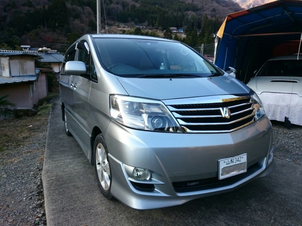 H18年式　走行少ない　車検１年付　アルファード　後期　ASリミテッド　断熱フィルム施工済み　ライト交換済み 