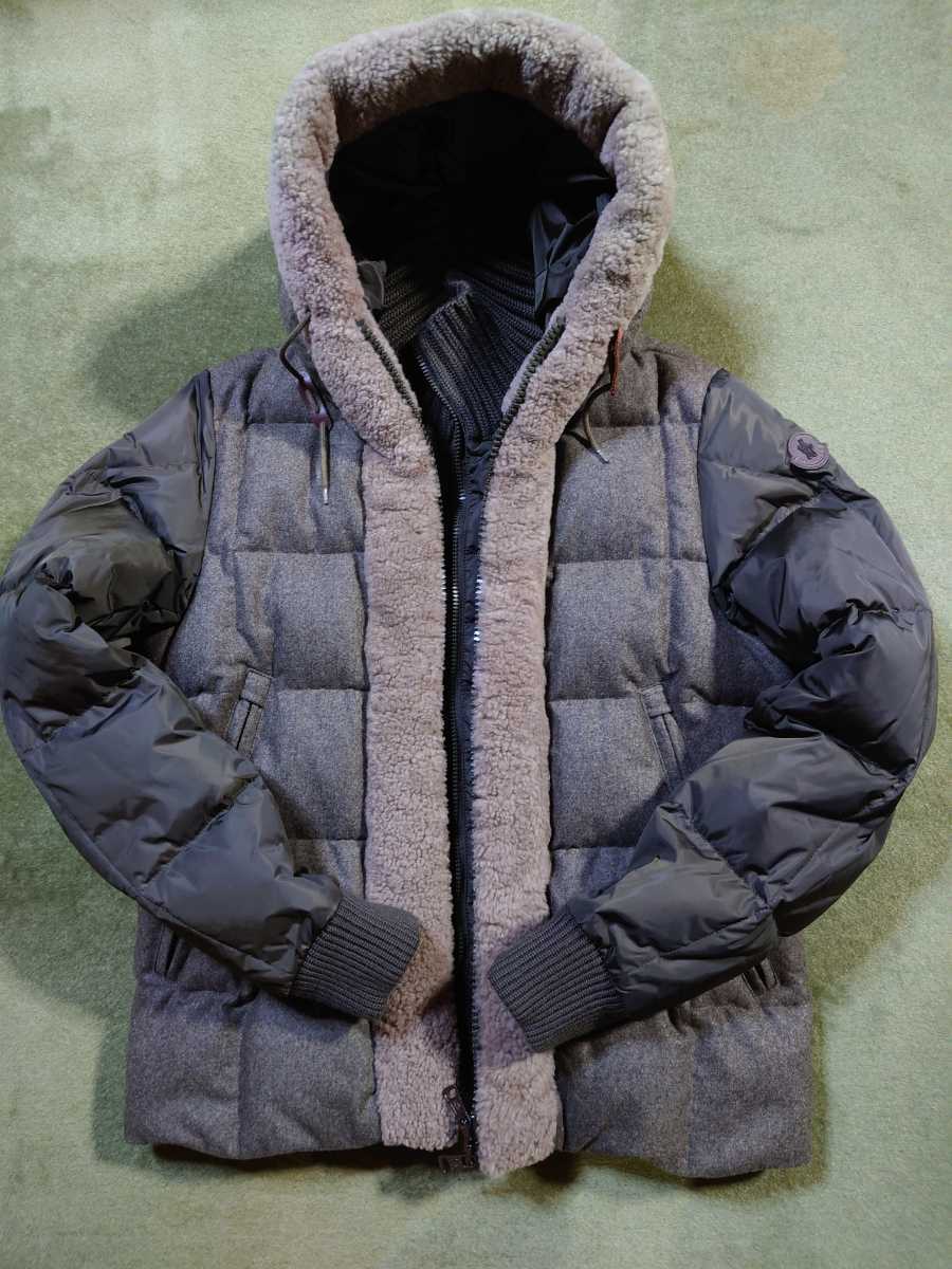 モンクレール MONCLER モントメディ MONTMEDY シープムートンボア付き 
