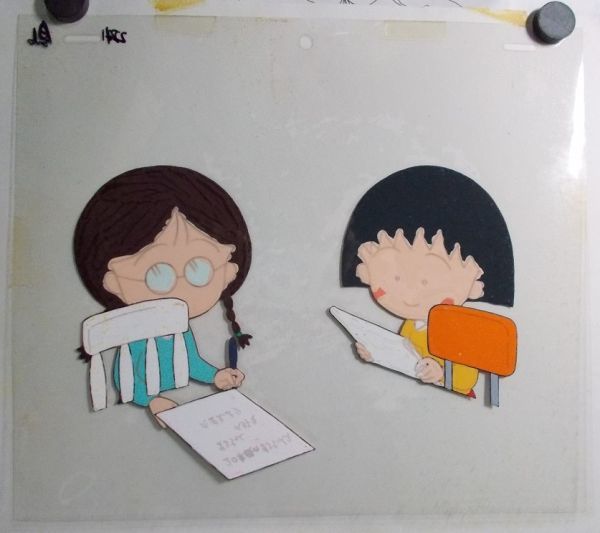最終出品 セル画 背景 レイアウト付 ちびまる子ちゃん さくらももこ