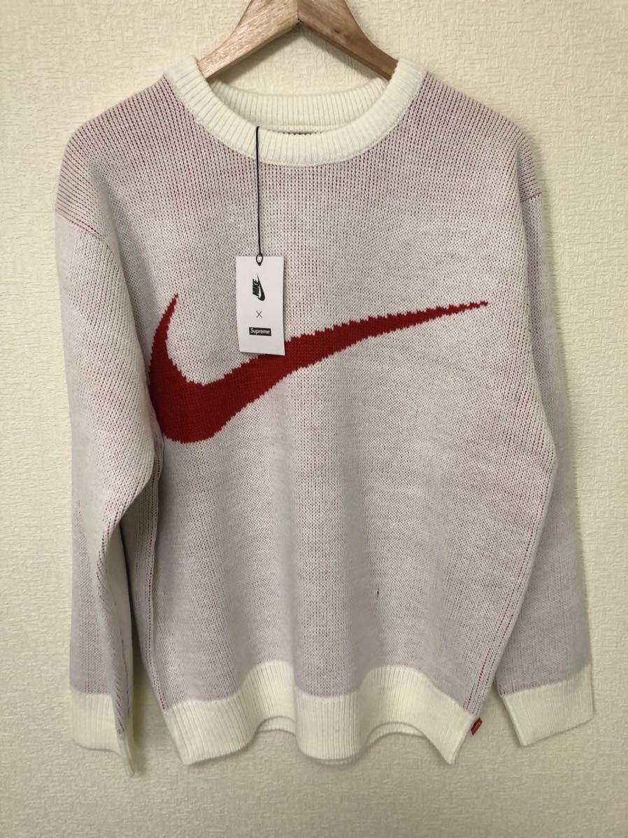 Sweater Supreme シュプリーム Swoosh ナイキ supreme nike × NIKE 19SS sweaterの通販 ス Nike セーター Vest 公式通販