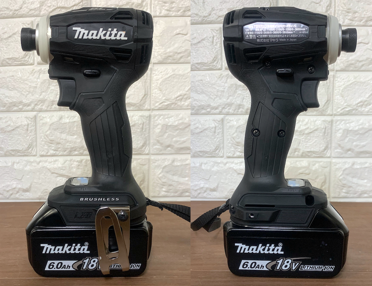 中古美品 使用感少ない！ マキタ 18Vインパクトドライバ TD172D 