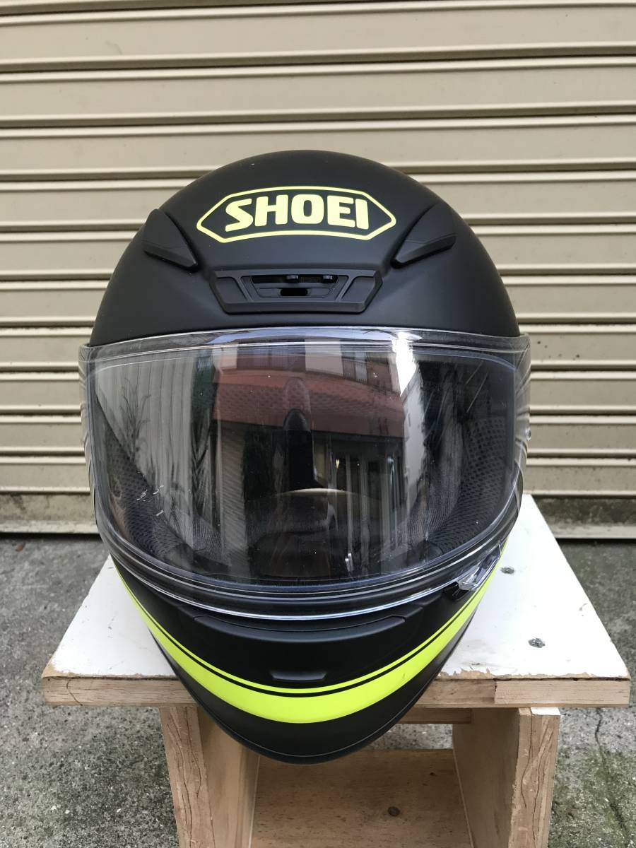 SHOEI Z-8 マットブラック Z8 中古SHOEI *写真・商品説明必ず確認お願いします SHOEI Z -7 XLサイズ　マットブラック／イエロー