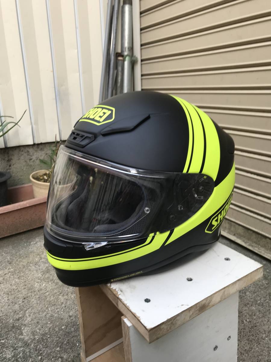 SHOEI Z-8 マットブラック Z8 中古SHOEI *写真・商品説明必ず確認お願いします SHOEI Z -7 XLサイズ　マットブラック／イエロー
